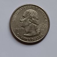 1/4 долар САЩ СЕРИЯТА С ЩАТИТЕ - Минесота 25 цента Америка 2005 Монета от САЩ , снимка 1 - Нумизматика и бонистика - 45103324