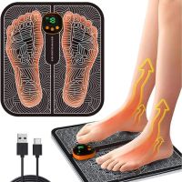 Чисто нов сгъваем преносим електронен мускулен стимулатор за масаж крака, снимка 1 - Масажори - 45544587