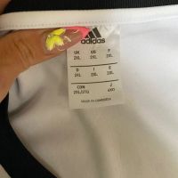 Оригинална Бяла мъжка тениска Adidas Table ! 2XL, снимка 4 - Тениски - 45828759