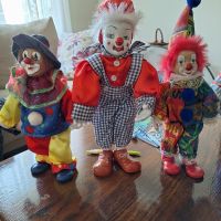 Порцеланови кукли Клоуни, снимка 2 - Кукли - 45796815