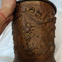 Антикварна немска медна  кофа 1886 година-GWV Germany, късен 19 ти век , снимка 11 - Антикварни и старинни предмети - 45160275