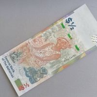 Банкнота - Бахами - 1/2 (половин) долар UNC | 2019г., снимка 2 - Нумизматика и бонистика - 45914321