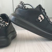 Karl Lagerfeld Kapri Leather Sneakers Womens Size 40/25 .5 см UK 7 US 9 ОРИГИНАЛ!, снимка 8 - Кецове - 45241858