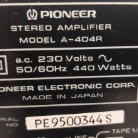 Pioneer A 404R, снимка 2 - Ресийвъри, усилватели, смесителни пултове - 45430315