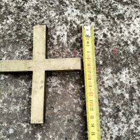 Бронзов кръст, снимка 2 - Антикварни и старинни предмети - 45369466