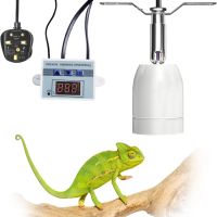 Керамична фасунга за лампа за влечуги Lamptobe 200 W, за крушка E27 с интелигентен термостат, снимка 1 - Терариуми и оборудване - 45352996