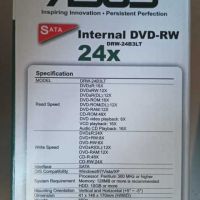 DVD-RW оптично устройство Asus DRW-24B3LT SATA 24x, снимка 4 - Други - 45145741