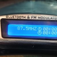 FM Bluetooth Transmitter за волан с хендсфри , снимка 3 - Аксесоари и консумативи - 45456541