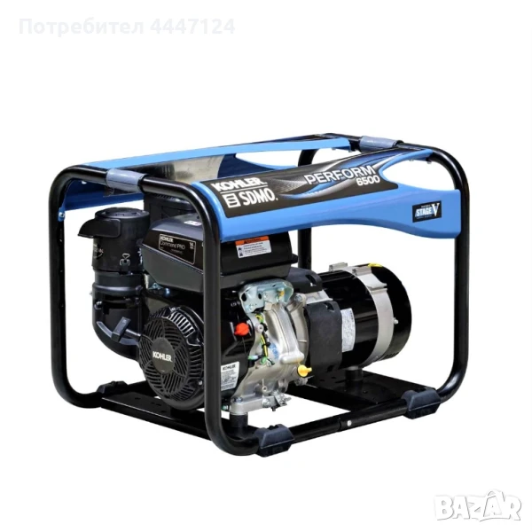 Бензинов генератор за ток , 6 KW, Под наем. Монофазен и трифазен, снимка 1