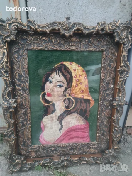 гоблен с красива рамка, снимка 1