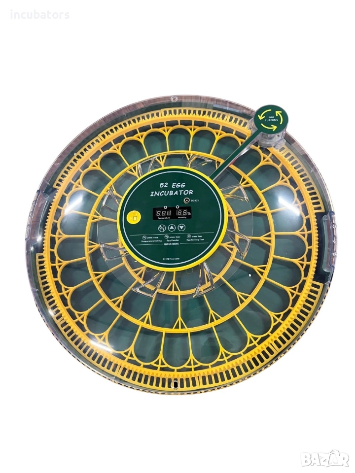 Инкубатор за 52 яйца. Електрически инкубатор регулируем термос, снимка 1