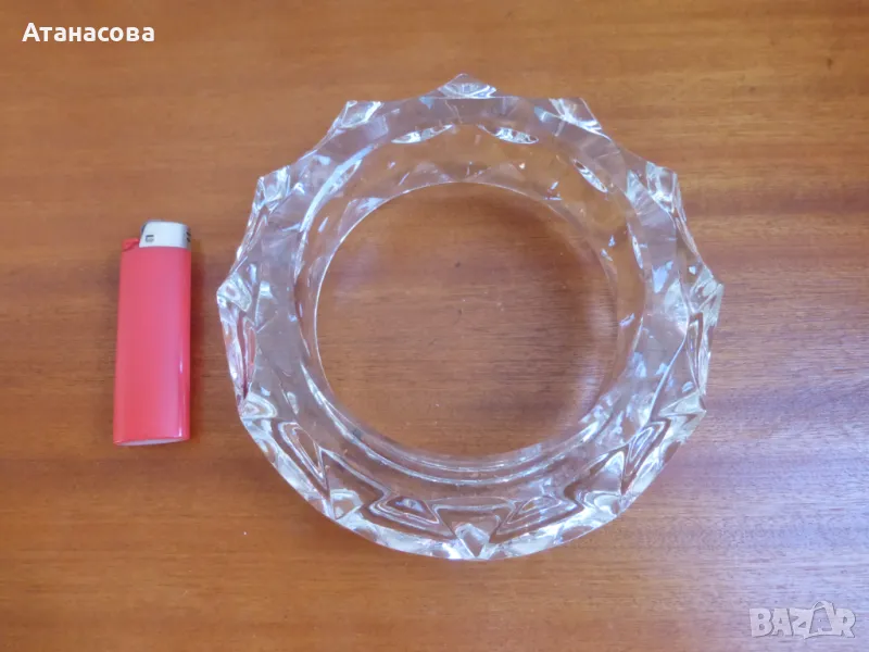 Кристал за руски каминен часовник Маяк, снимка 1