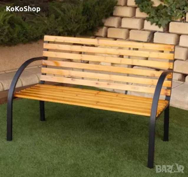 Пейка-122х60х79 см./дървена пейка/градинска пейка, снимка 1