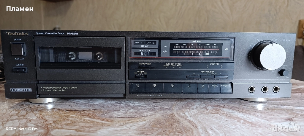 касетен дек Technics RS-B355. , снимка 1