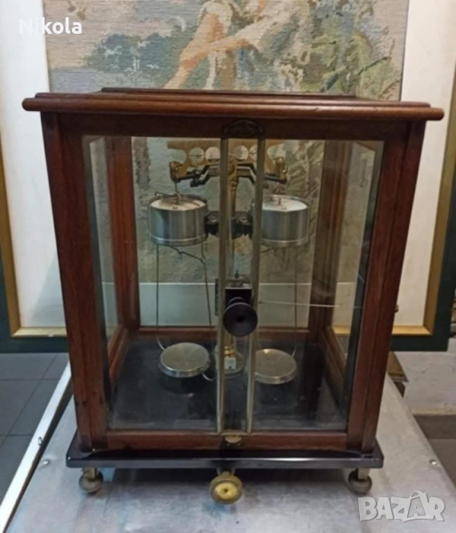 Аналитична немска стара фирмена везна Sartorius Werke Gottingen, снимка 1