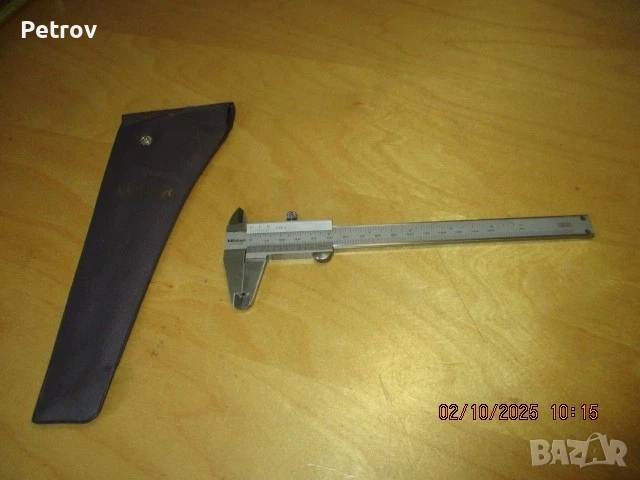 Mitutoyo - MADE IN JAPAN - Японски ПРОФЕСИОНАЛЕН ВИСОКОКАЧЕСТВЕН - ПРЕЦИЗЕН Шублер 0 - 150 mm/ORIGIN, снимка 1