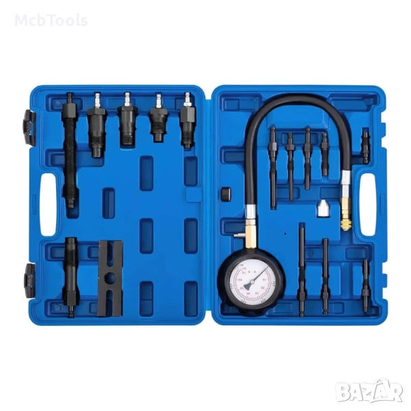 Компресомер за измерване компресия на дизелови двигатели HAWEK, снимка 1