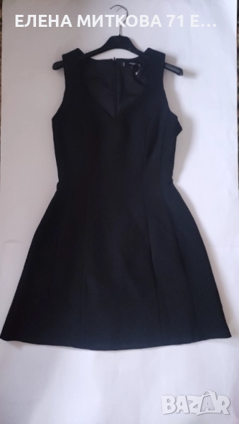 Mango елегантна черна рокля размер М необличана, снимка 1