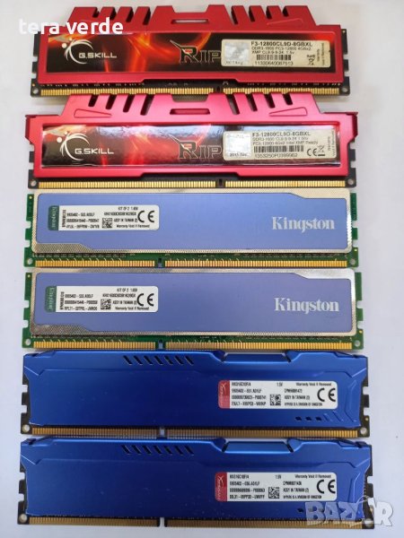 2GB 4GB 8GB 16GB 32GB DDR2/3/4 RAM, снимка 1