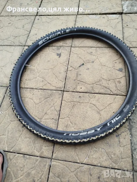 26 цола гума за велосипед колело с вътрешна schwalbe nobby nic 2.35, снимка 1