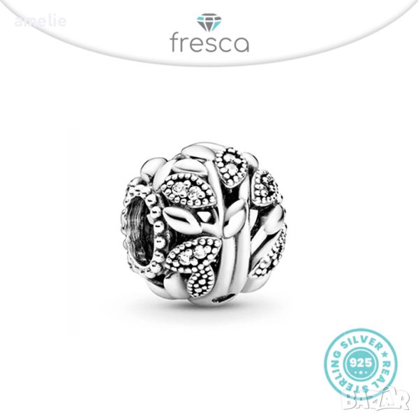 Талисман Fresca по модел тип Пандора сребро проба 925 Pandora Tree of Life. Колекция Amélie, снимка 1