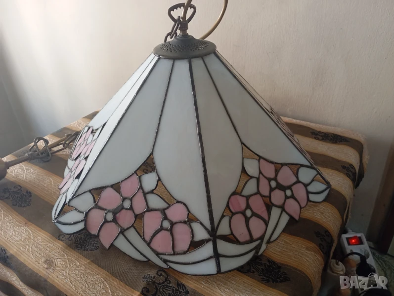 Полилей,лампа за таван тип тифани, снимка 1