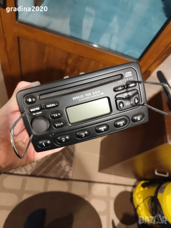 Оригинално автомобилно радио Ford 6000CD RDS EON, снимка 1
