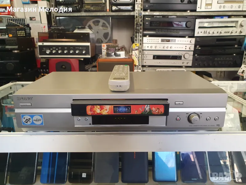 Видео SONY SLV-SE640N с дистанционно, неразличимо от ново. Hi-Fi Stereo / Video Cassette recorder, снимка 1