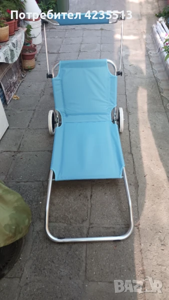 Сгъваем шезлонг , снимка 1