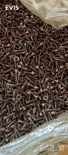 Винтове за дърво 3,5х16 мм – бронзирани, насипни, PZ – 1 кг, снимка 1