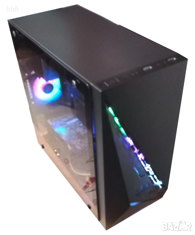 Осемядрено геймърско PC Intel i7-3770/4х3.4GHz/8MB L3/16gb ddr3 1600MHz/128ssd/320GB/RX_Vega56_8GB, снимка 1