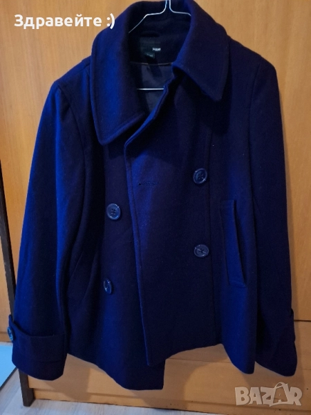 Тъмно лилаво палто H & M, снимка 1