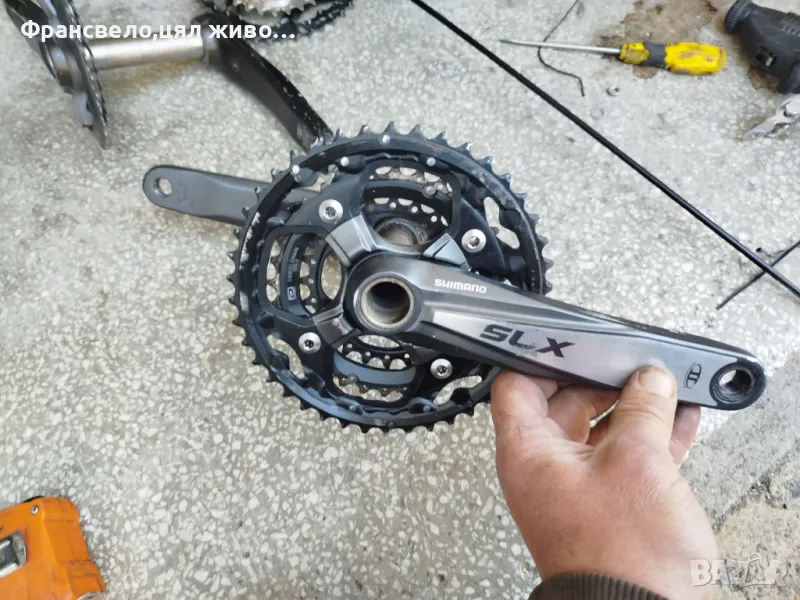 Курбел за велосипед колело Shimano deore slx fc m 660, снимка 1