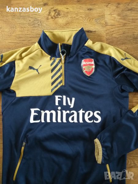 Puma 2015-16 Arsenal 1/4 Zip Training Top - мъжка футболна блуза М, снимка 1