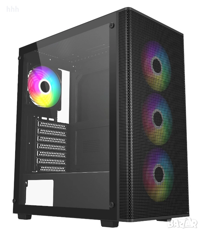 Мощно гейминг PC Ryzen 5 1600af/4х3.2GHz/16MB L3/16gb ddr4 2666MHz/128ssd_M2/1TB/GTX1080_8GB, снимка 1