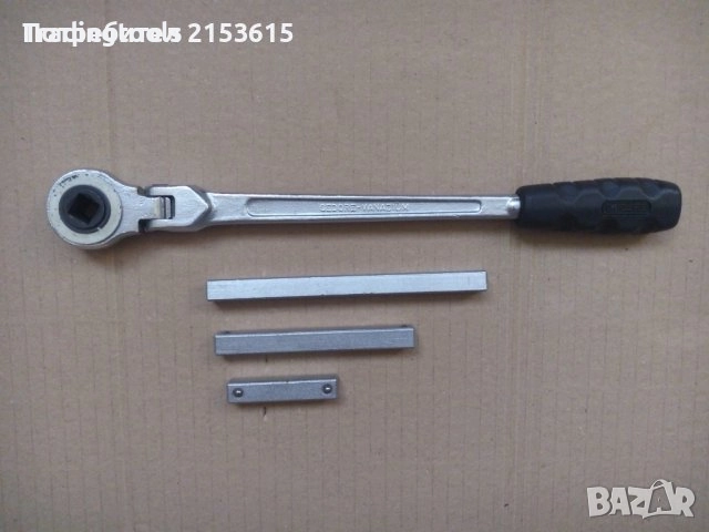 оригинална gedore гедоре 3/8 тресчотка с 3 удължения стар модел, снимка 1