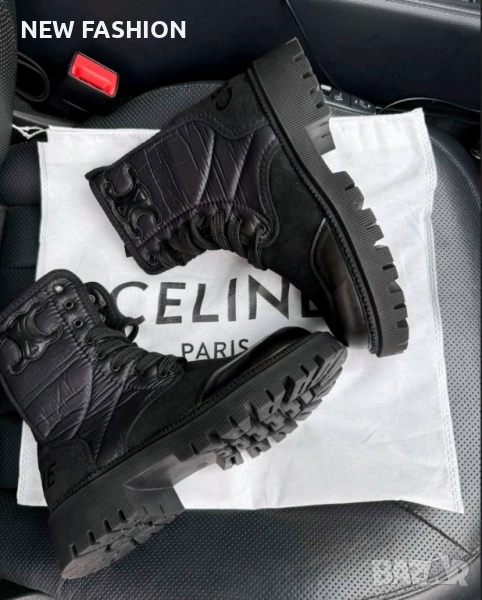 Дамски Боти - лого Бродирано ✨ CELINE , снимка 1