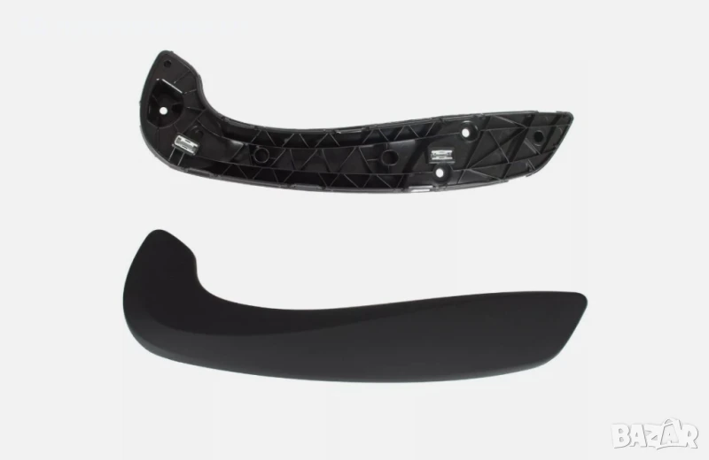 809600007R  Предна дясна дръжка за врата, Renault, Megane 3, Fluence, Черен мат, снимка 1