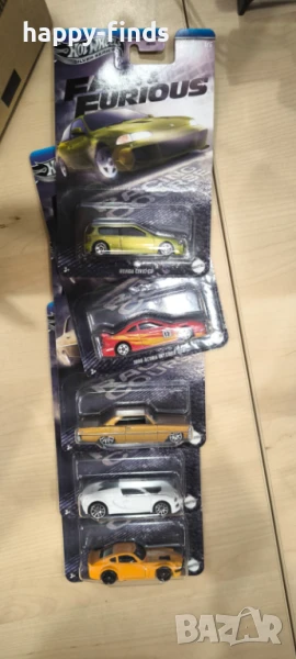 Hot Wheels Fast end Fourious     set, снимка 1