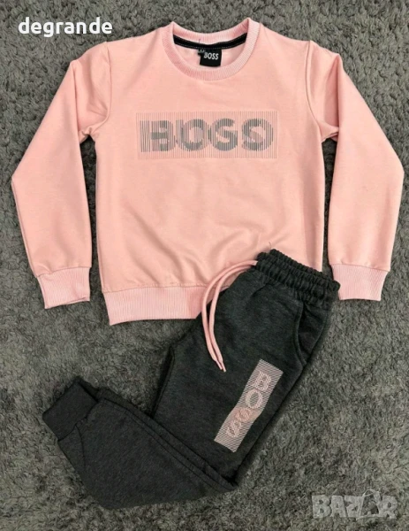 Памучен детски екип Boss без вата  Размер 4, 10, 14г, снимка 1