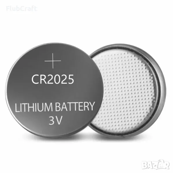 Плоска батерия CR2025, 3V, 160mAh, снимка 1