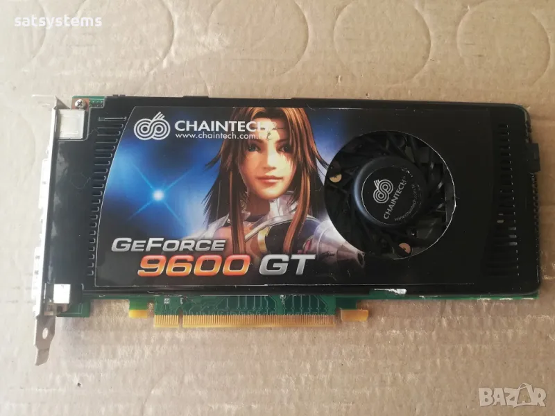 Видео карта NVidia GeForce Chaintech 9600GT 512MB GDDR3 256bit PCI-E, снимка 1