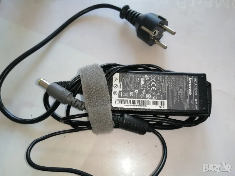 Оригинално зарядно за лаптоп LENOVO 20V, 65W, снимка 1