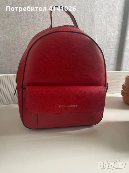Дамска раница Armani - Emporio Armani - Естествена кожа., снимка 1