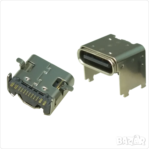 Букса конектор USB Type-C  16 pin ,17 pin USB 3.1 , USB 3.2 SMT Connector, снимка 1