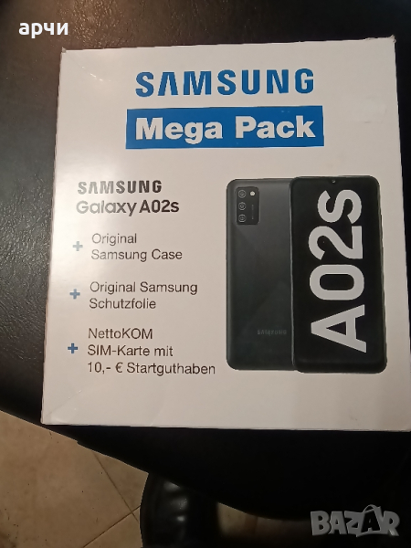 Samsung Galaxy A02s 32GB Dual (A025F) комплект с калъф и протектор, снимка 1