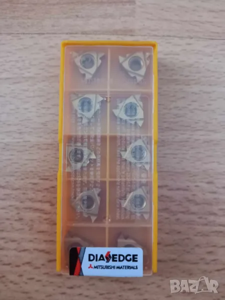 Комплект от 10 броя стругарски пластини DIA EDGE 16ER AG60 UE6020, снимка 1