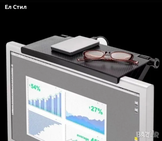 Настолна стойка за екран тип плот, снимка 1
