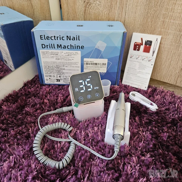 Пила за нокти, компактна, 35000 оборота, професионална, снимка 1