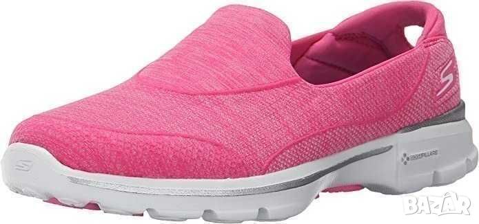 Дамски леки ежедневни обувки Skechers грo Walk 3, Розови, 260 мм, 39, снимка 1